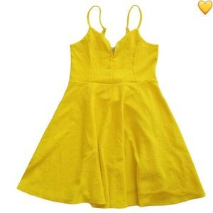Haute Monde Yellow Dress Size Large